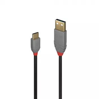 Lindy 3 m USB-2.0-Kabel Typ A auf C, Anthra Line