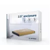 HDD-Gehäuse Gembird EE2-U3S-3-GL für 2,5-Zoll-SATA-Festplatten, ein Schacht, USB 3.0, Gold