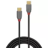 USB 2.0 Typ-C-auf-C-Kabel Lindy 36871 1m Anthra Line