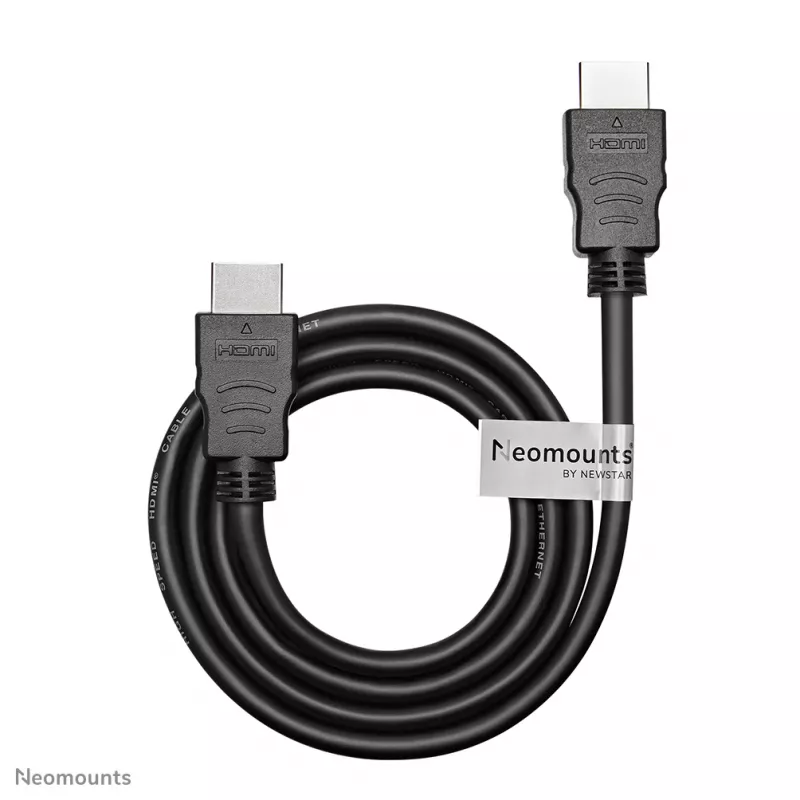 Neomounts HDMI3MM HDMI-Kabel – 1 Meter, 1 m, HDMI Typ A (Standard), HDMI Typ A (Standard), 10,2 Gbit/s, Schwarz