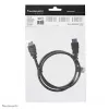 Neomounts HDMI3MM HDMI-Kabel – 1 Meter, 1 m, HDMI Typ A (Standard), HDMI Typ A (Standard), 10,2 Gbit/s, Schwarz