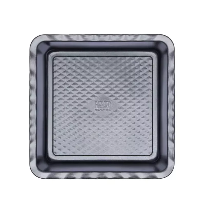 Lasagne-Auflaufform Resto Kitchenware 96115 Rechteckig Kohlenstoffstahl 255x255x50 mm
