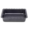 Lasagne-Auflaufform Resto Kitchenware 96115 Rechteckig Kohlenstoffstahl 255x255x50 mm