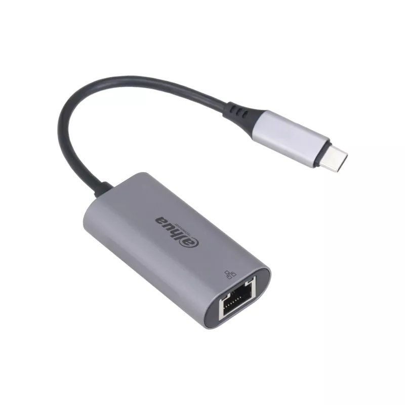 USB 3.0 Typ-C auf RJ45 Adapter DAHUA TC31 — 1000 Mbit/s, USB-betrieben, Grau