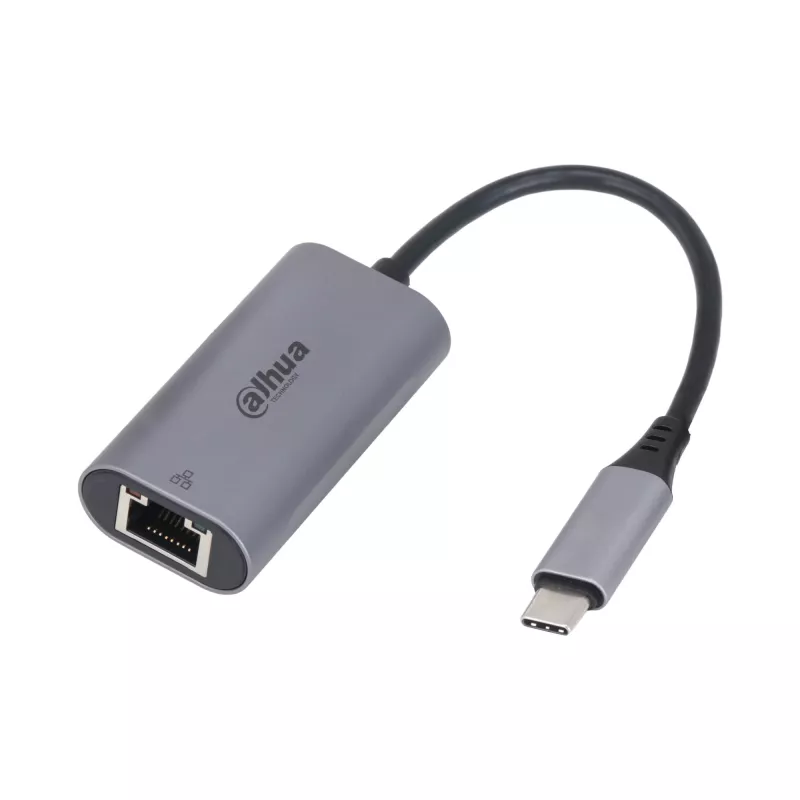 USB 3.0 Typ-C auf RJ45 Adapter DAHUA TC31 — 1000 Mbit/s, USB-betrieben, Grau