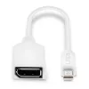 Lindy 0,20 m Mini DisplayPort auf DisplayPort Adapterkabel, 0,15 m, Mini DisplayPort, DisplayPort, Stecker, Buchse, Weiß