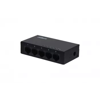 Dahua Technology Access 5-Port Unmanaged Gigabit Switch, Unmanaged, L2, Gigabit Ethernet (10/100/1000)