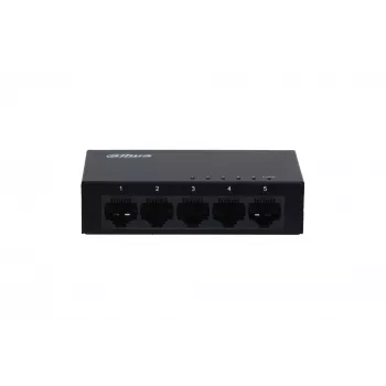 Dahua Technology Access 5-Port Unmanaged Gigabit Switch, Unmanaged, L2, Gigabit Ethernet (10/100/1000)