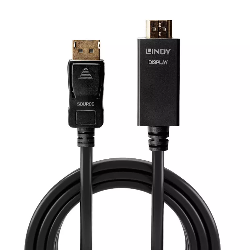 Lindy 1m DisplayPort-auf-HDMI-10.2G-Kabel