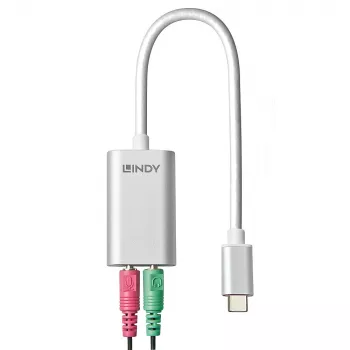 USB-Typ-C-zu-Audio-Konverter Lindy 42711