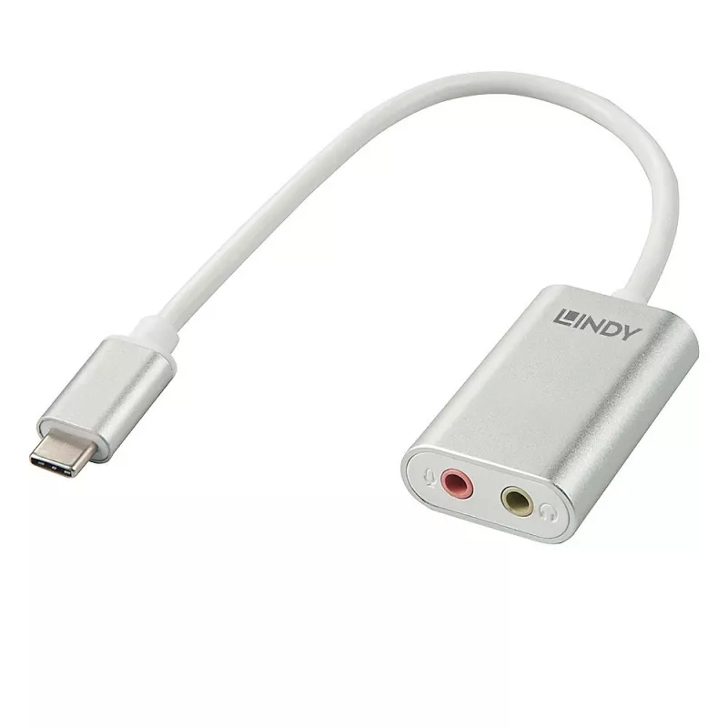 USB-Typ-C-zu-Audio-Konverter Lindy 42711