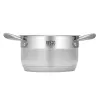 Resto Kitchenware Rigel 1,9 l runder Topf aus Edelstahl