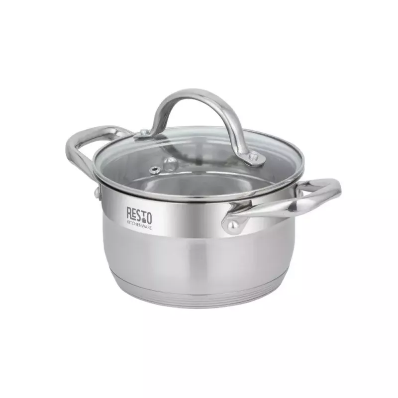 Resto Kitchenware Rigel 1,9 l runder Topf aus Edelstahl