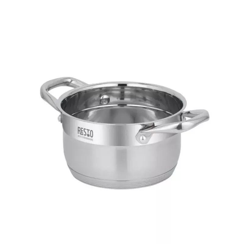 Resto Kitchenware Rigel 1,9 l runder Topf aus Edelstahl