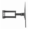 TV-Wandhalterung Gembird WM-55ST-03 für 32–55 Zoll Bildschirme, VESA bis 400x400, neigbar -18°/5°, schwenkbar ±90°, max. Belastung 35 kg, Schwarz