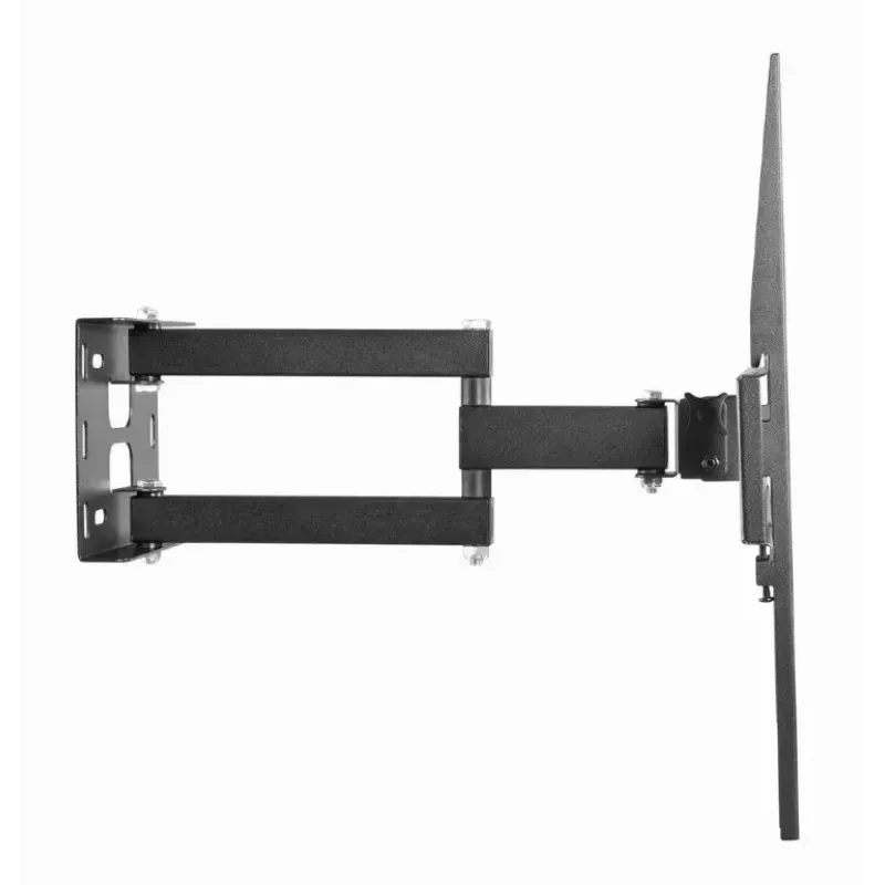 TV-Wandhalterung Gembird WM-55ST-03 für 32–55 Zoll Bildschirme, VESA bis 400x400, neigbar -18°/5°, schwenkbar ±90°, max. Belastung 35 kg, Schwarz
