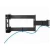 TV-Wandhalterung Gembird WM-55ST-03 für 32–55 Zoll Bildschirme, VESA bis 400x400, neigbar -18°/5°, schwenkbar ±90°, max. Belastung 35 kg, Schwarz