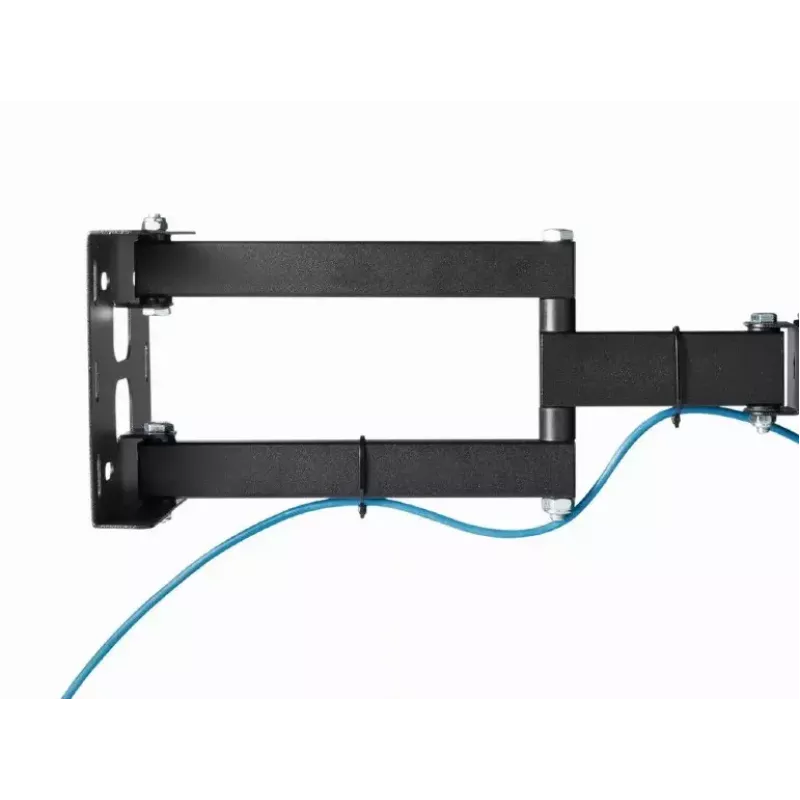 TV-Wandhalterung Gembird WM-55ST-03 für 32–55 Zoll Bildschirme, VESA bis 400x400, neigbar -18°/5°, schwenkbar ±90°, max. Belastung 35 kg, Schwarz