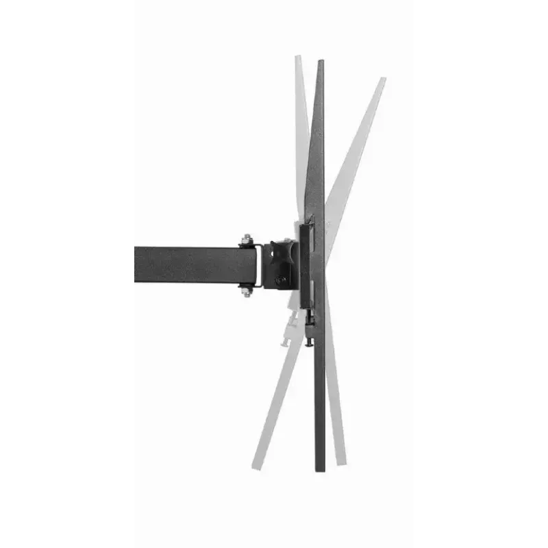 TV-Wandhalterung Gembird WM-55ST-03 für 32–55 Zoll Bildschirme, VESA bis 400x400, neigbar -18°/5°, schwenkbar ±90°, max. Belastung 35 kg, Schwarz