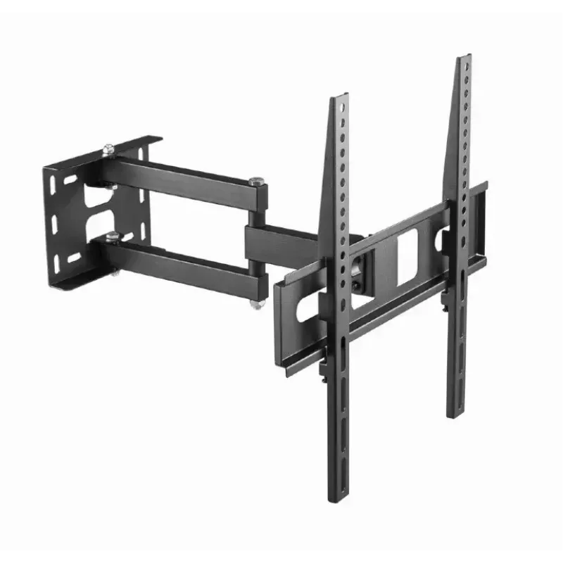 TV-Wandhalterung Gembird WM-55ST-03 für 32–55 Zoll Bildschirme, VESA bis 400x400, neigbar -18°/5°, schwenkbar ±90°, max. Belastung 35 kg, Schwarz