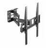 TV-Wandhalterung Gembird WM-55ST-03 für 32–55 Zoll Bildschirme, VESA bis 400x400, neigbar -18°/5°, schwenkbar ±90°, max. Belastung 35 kg, Schwarz