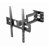 TV-Wandhalterung Gembird WM-55ST-03 für 32–55 Zoll Bildschirme, VESA bis 400x400, neigbar -18°/5°, schwenkbar ±90°, max. Belastung 35 kg, Schwarz