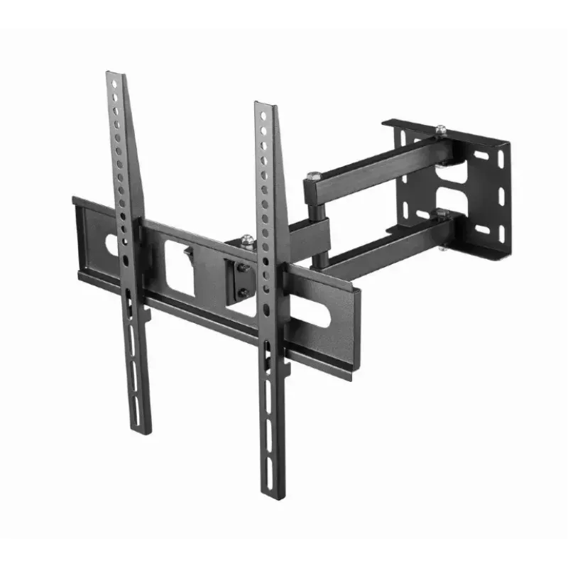 TV-Wandhalterung Gembird WM-55ST-03 für 32–55 Zoll Bildschirme, VESA bis 400x400, neigbar -18°/5°, schwenkbar ±90°, max. Belastung 35 kg, Schwarz