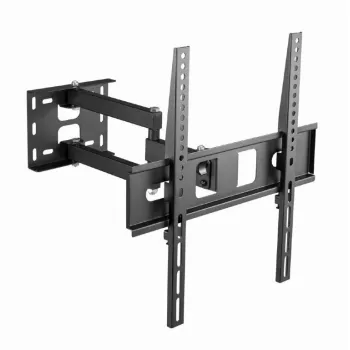 TV-Wandhalterung Gembird WM-55ST-03 für 32–55 Zoll Bildschirme, VESA bis 400x400, neigbar -18°/5°, schwenkbar ±90°, max. Belastung 35 kg, Schwarz
