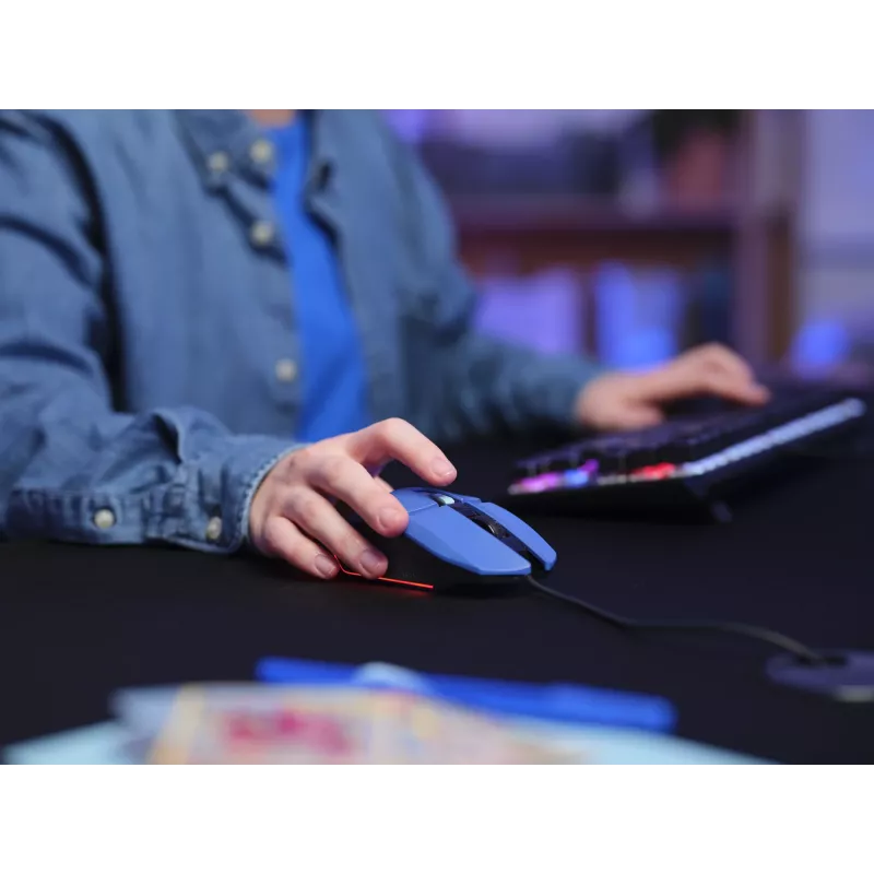 Trust GXT109B FELOX Maus Gaming Beidhändig USB Typ-A 6400 DPI