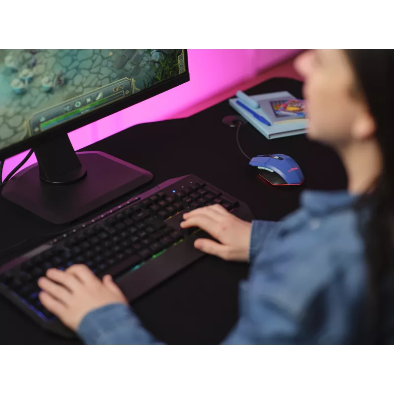 Trust GXT109B FELOX Maus Gaming Beidhändig USB Typ-A 6400 DPI