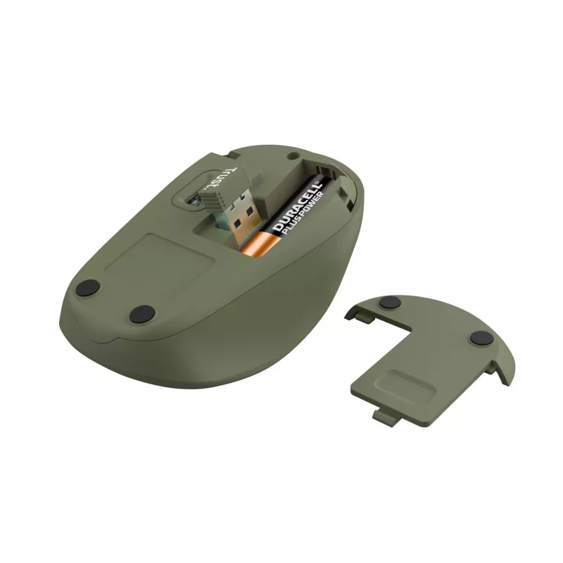 Trust Yvi+ Maus Office Rechtshänder RF Wireless Optisch 1600 DPI