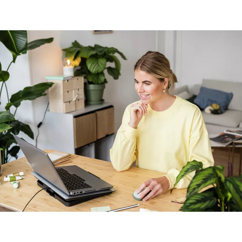 Trust Yvi+ Maus Office Rechtshänder RF Wireless Optisch 1600 DPI
