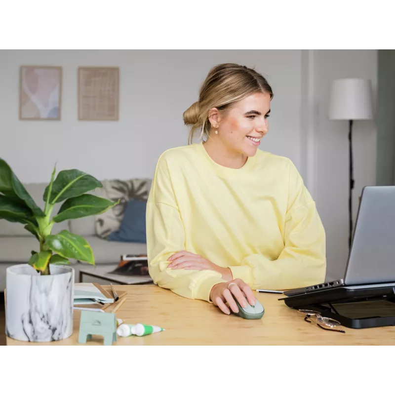 Trust Yvi+ Maus Office Rechtshänder RF Wireless Optisch 1600 DPI