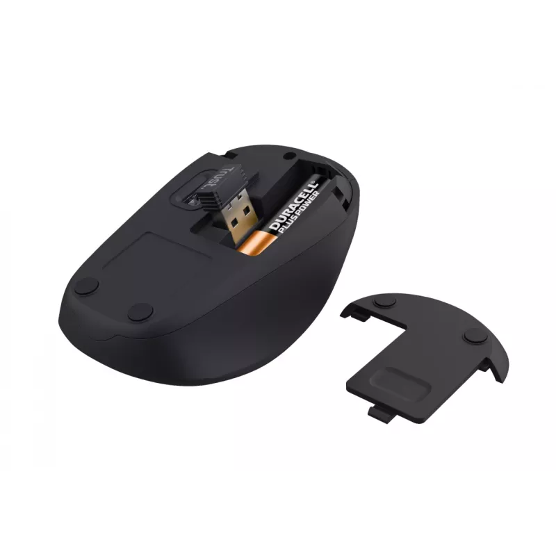 Trust Yvi+ Maus Office Rechtshänder RF Wireless Optisch 1600 DPI