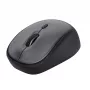 Trust Yvi+ Silent Wireless-Maus, Rechtshänder, Optisch, RF Wireless, 1600 DPI, Schwarz