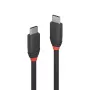 Lindy 1m USB 3.2 Typ C auf C Kabel, 20 Gbit/s, Schwarz Line