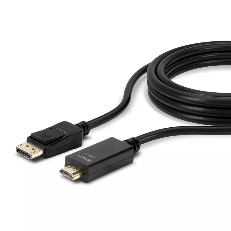Lindy 3m DisplayPort auf HDMI 10.2G Kabel