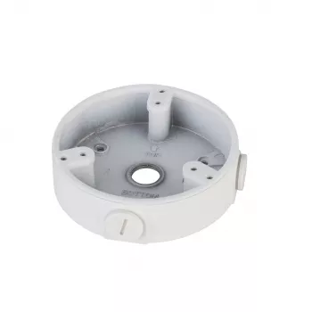 Anschlussdose DAHUA PFA137 für Überwachungskameras, weiß, 1/2 Zoll Gewinde, Ø122 mm, H34,2 mm, max. Belastung 1 kg