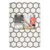 Schneidebrett Resto Kitchenware 95403 Rechteckig Kunststoff Grau Weiß