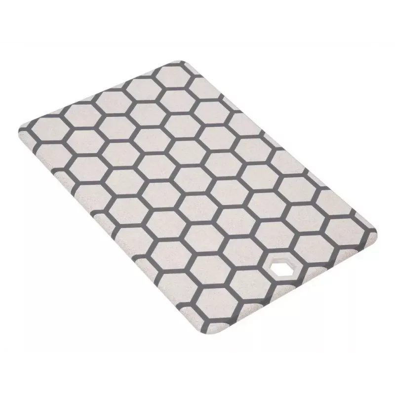 Schneidebrett Resto Kitchenware 95403 Rechteckig Kunststoff Grau Weiß