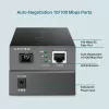 TP-Link 10/100 Mbit/s RJ45 zu 100 Mbit/s Singlemode SC WDM Bi-Direktionaler Medienkonverter