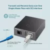 TP-Link 10/100 Mbit/s RJ45 zu 100 Mbit/s Singlemode SC WDM Bi-Direktionaler Medienkonverter