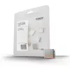 Lindy USB-Port-Blocker (ohne Schlüssel) - 10er-Pack, Farbcode: Orange