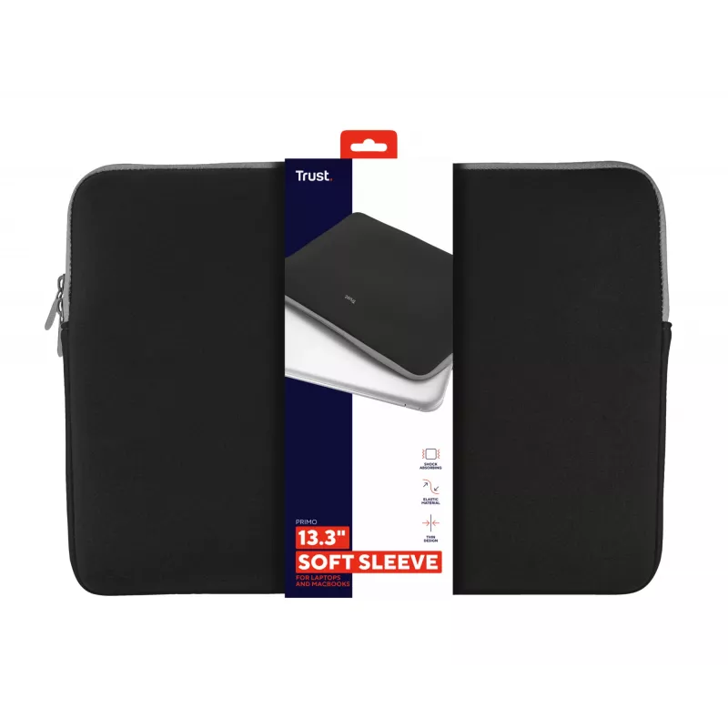 Trust 21251 Laptoptasche 33,8 cm (13,3 Zoll) Sleeve Schwarz
