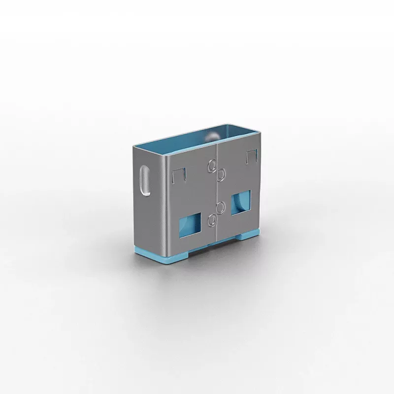 Portblocker Lindy USB-Portblocker ohne Schlüssel 10er-Pack Farbcode Blau