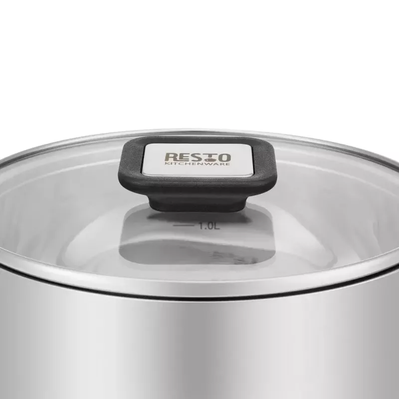 Kitchenware Resto Anser 1,6 L rund schwarz Edelstahl