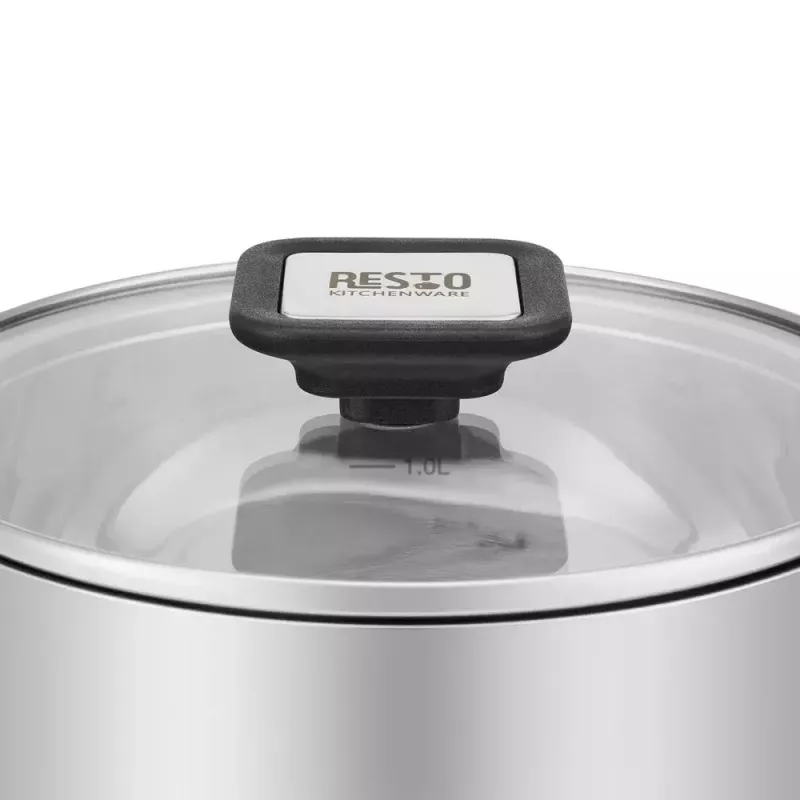 Kitchenware Resto Anser 1,6 L rund schwarz Edelstahl