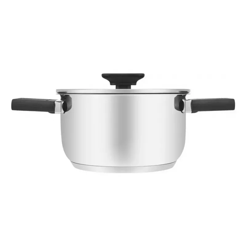 Kitchenware Resto Anser 1,6 L rund schwarz Edelstahl