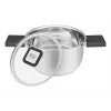 Kitchenware Resto Anser 1,6 L rund schwarz Edelstahl