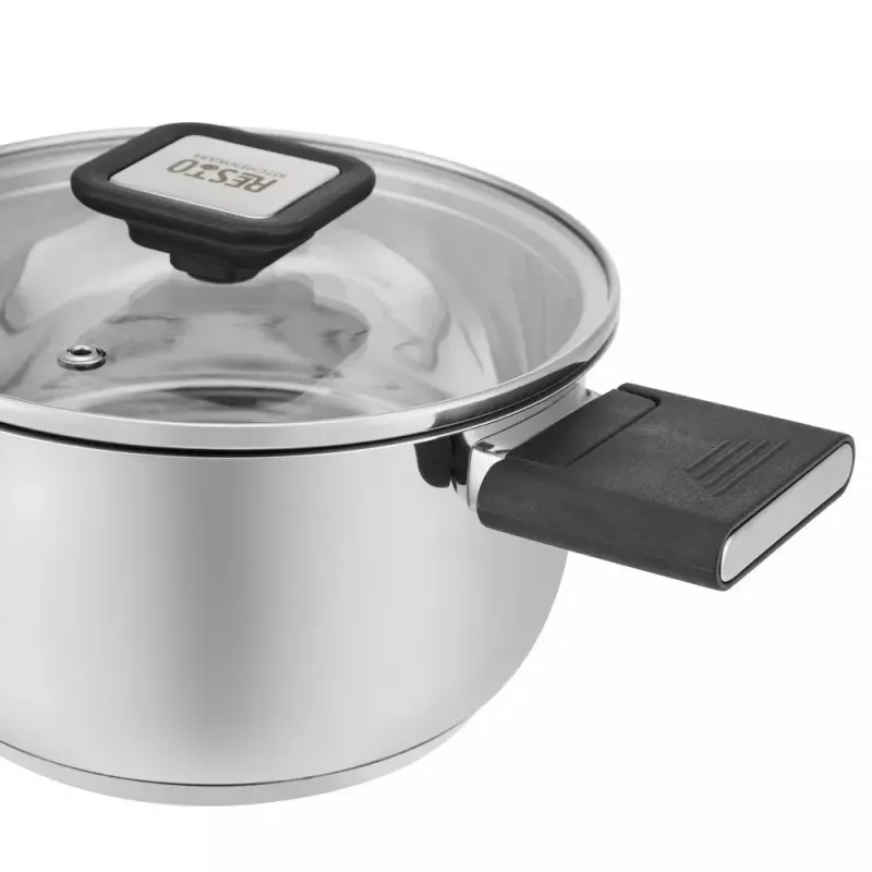 Kitchenware Resto Anser 1,6 L rund schwarz Edelstahl